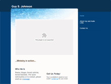 Tablet Screenshot of guysjohnson.com